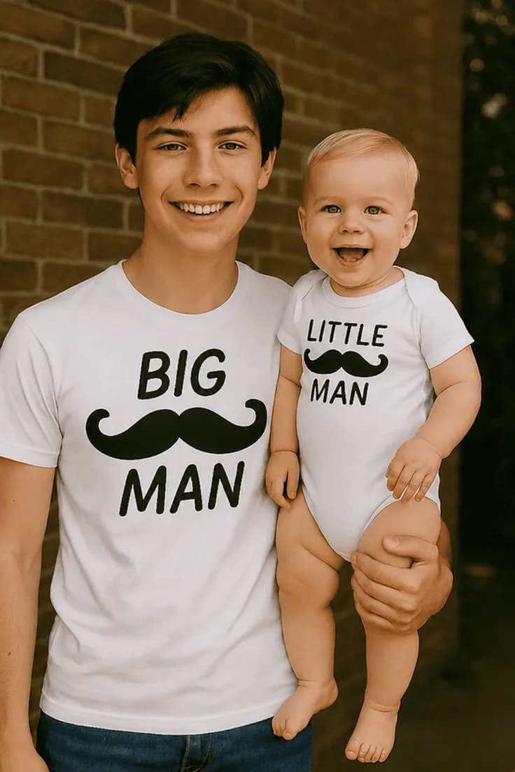 Vauvan body Big man little man – BIG MAN LITTLE MAN