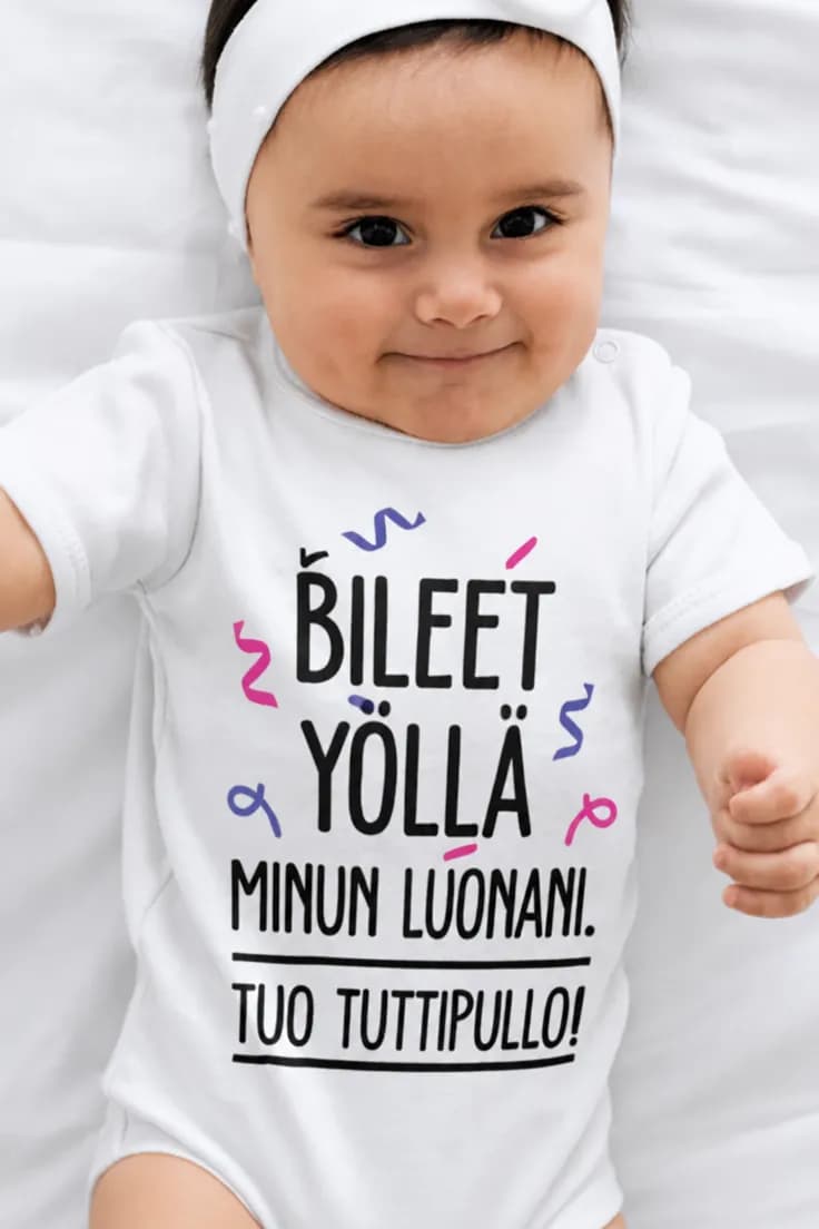 Vauvan body Bileet yöllä – BILEET YÖLLÄ MINUN