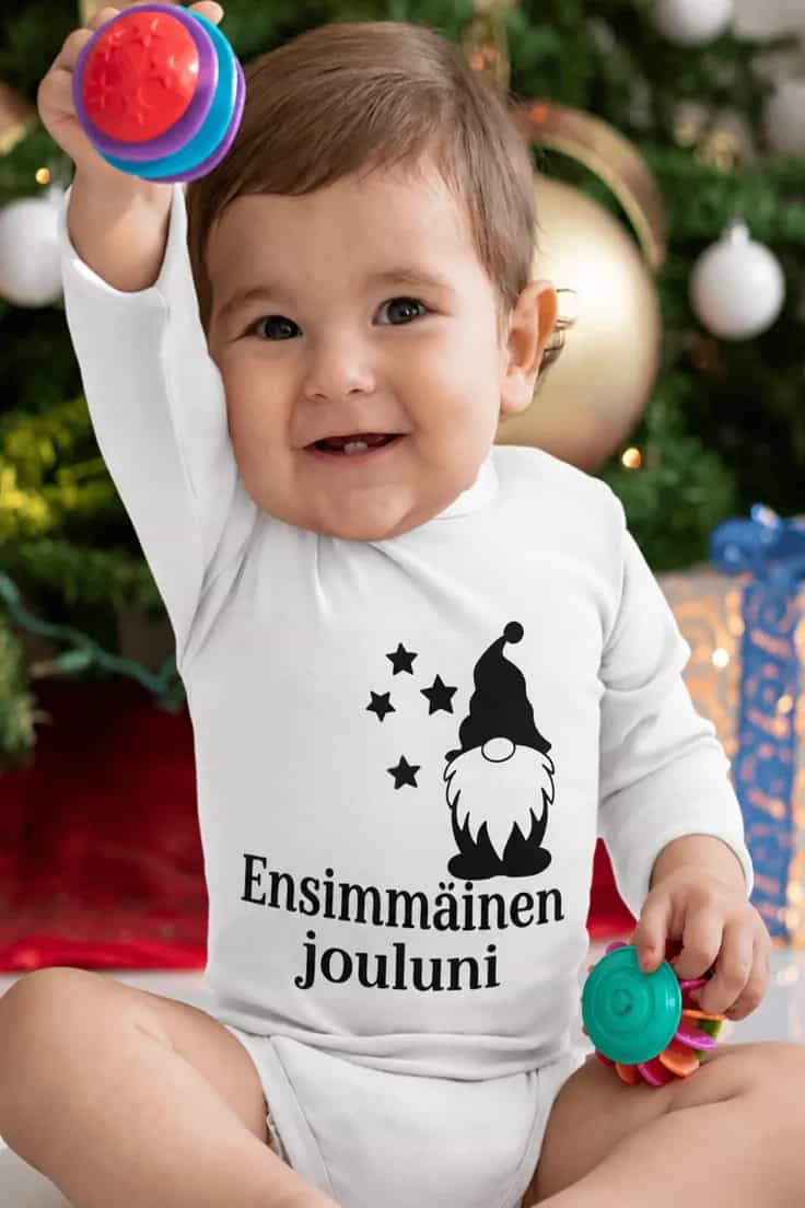 Vauvan body Ensimmäinen joulu – Ensimmäinen jouluni