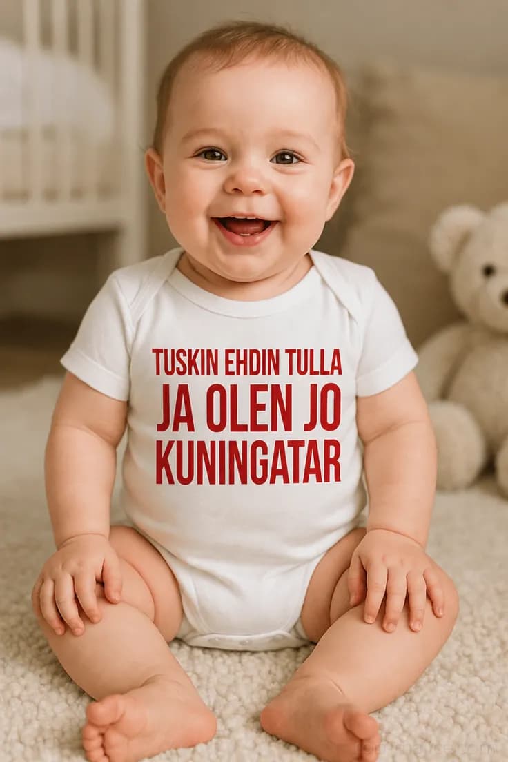 Vauvan body Heti pomo – TUSKIN EHDIN TULLA