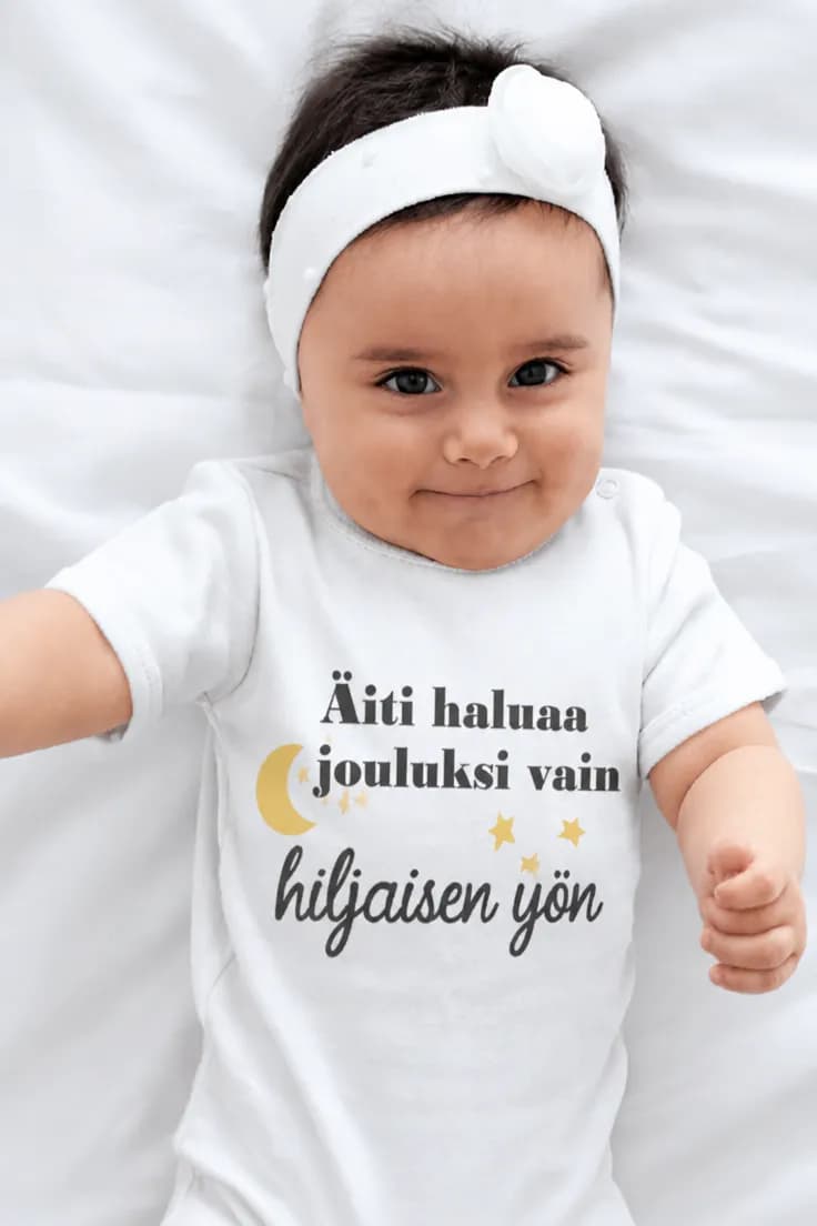 Vauvan body Hiljainen yö äidille – Äiti haluaa joulu