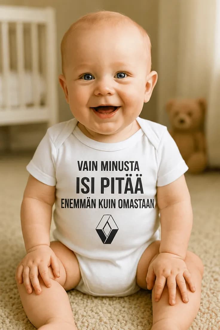 Vauvan body Isi pitää minusta eniten