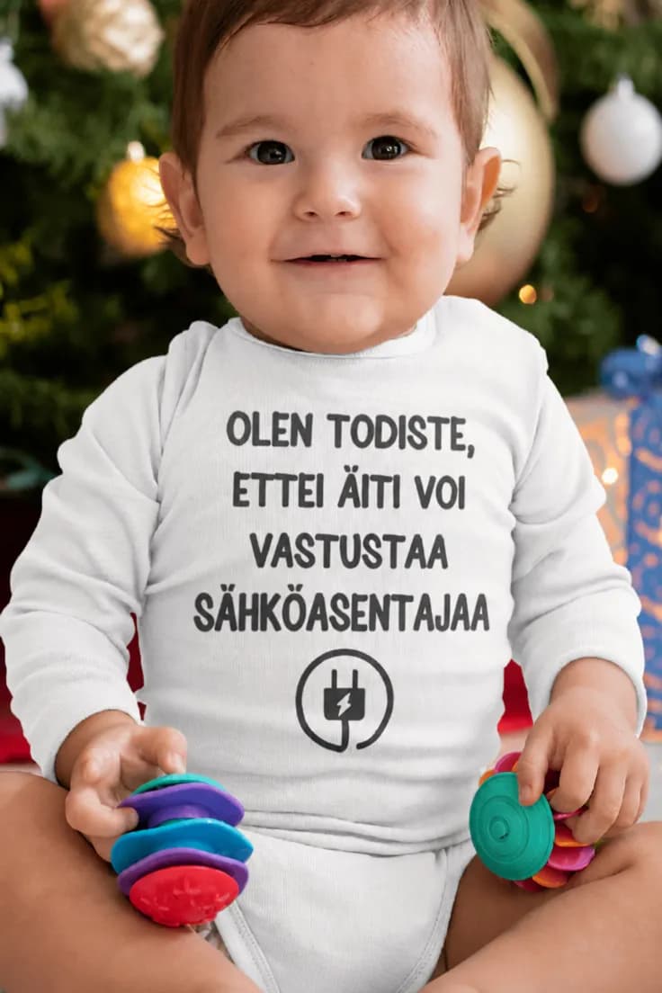 Vauvan body Äiti ei vastusta – valitsemallasi ammatilla