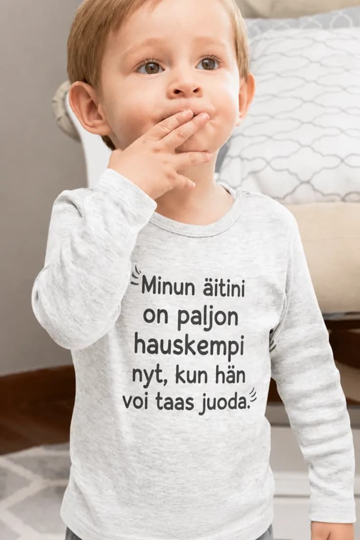 Vauvan body Äiti on taas hauska – Minun äitini