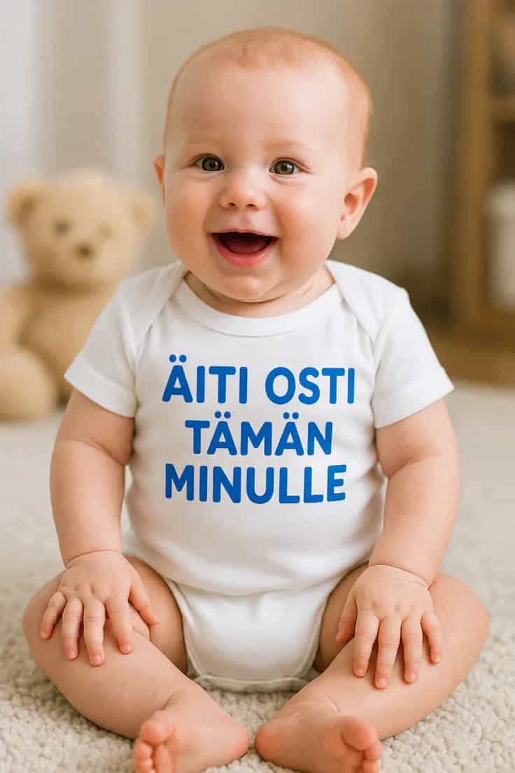 Vauvan body Äiti osti tämän – ÄITI OSTI TÄMÄN