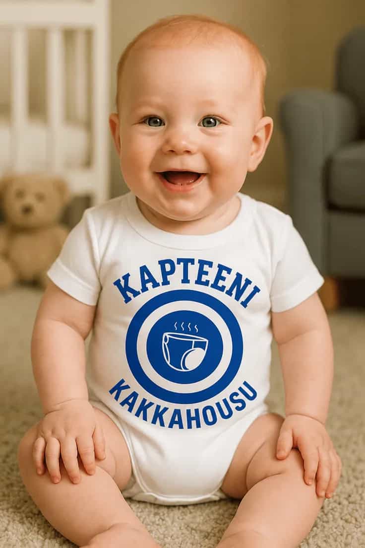 Vauvan body Kakkahousukapteeni – KAPTEENI KAKKAHOUSU