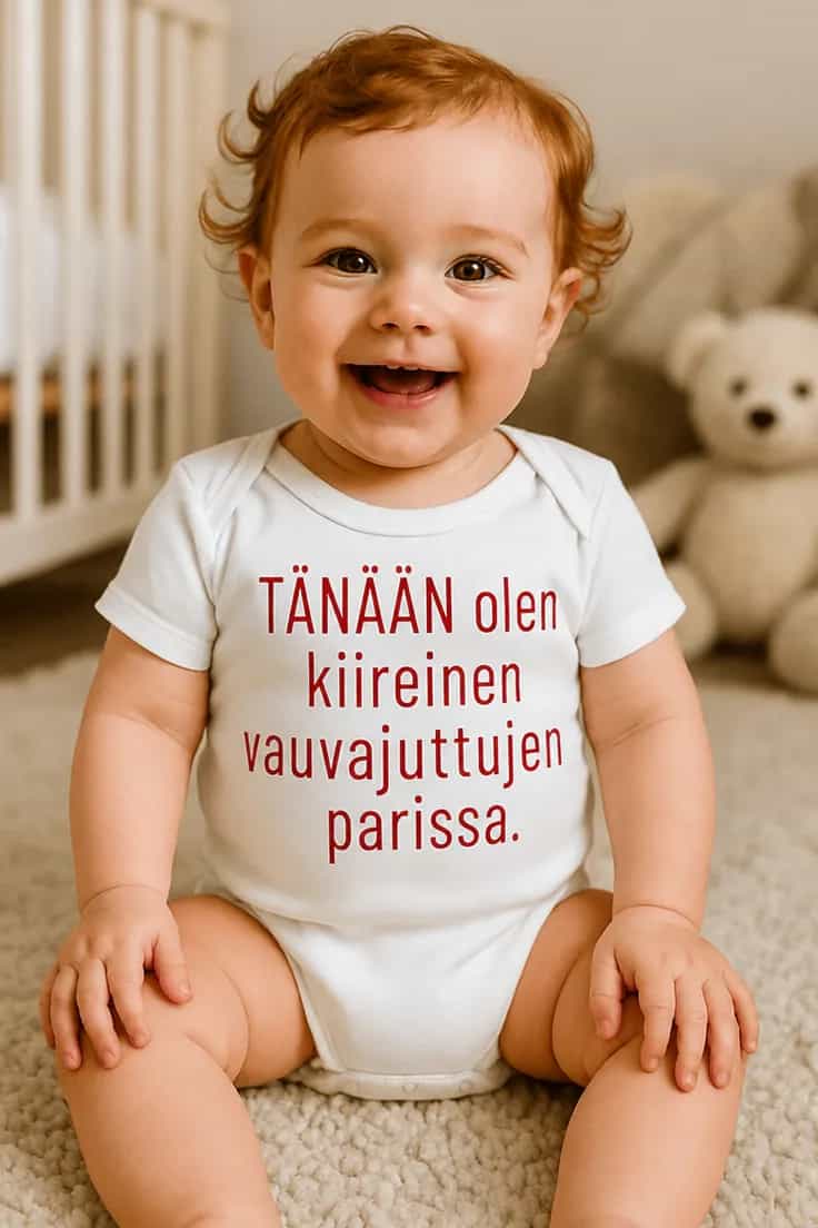 Vauvan body Kiireinen vauvajutuissa