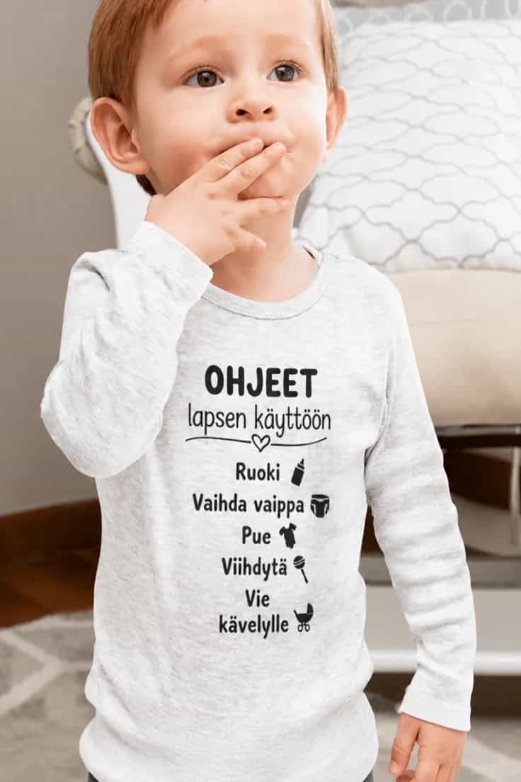Vauvan body Lapsen käyttöohjeet – OHJEET