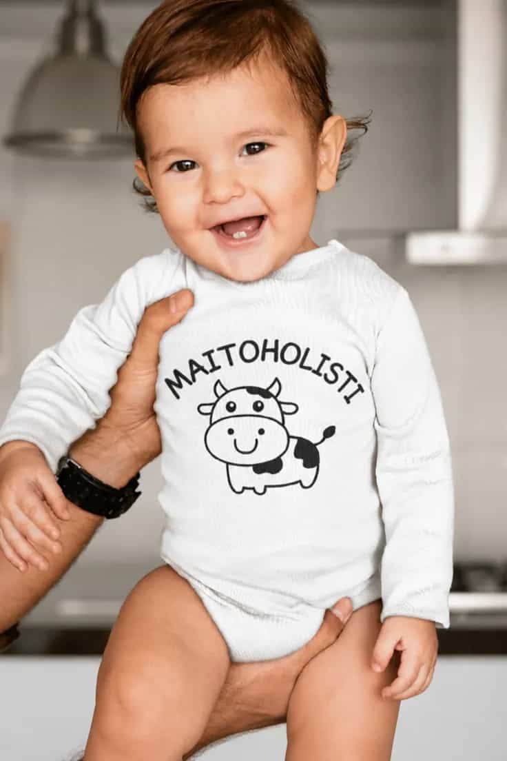 Vauvan body Maitoholisti – MAITOHOLISTI