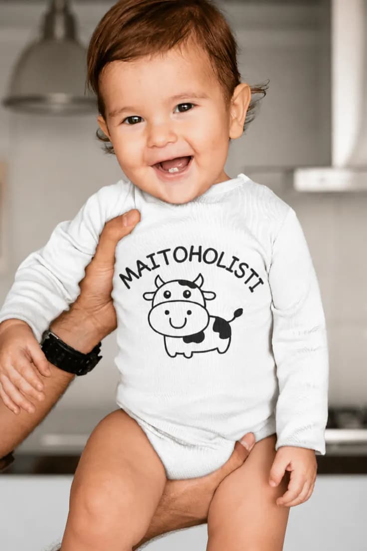 Vauvan body Maitoholisti – MAITOHOLISTI