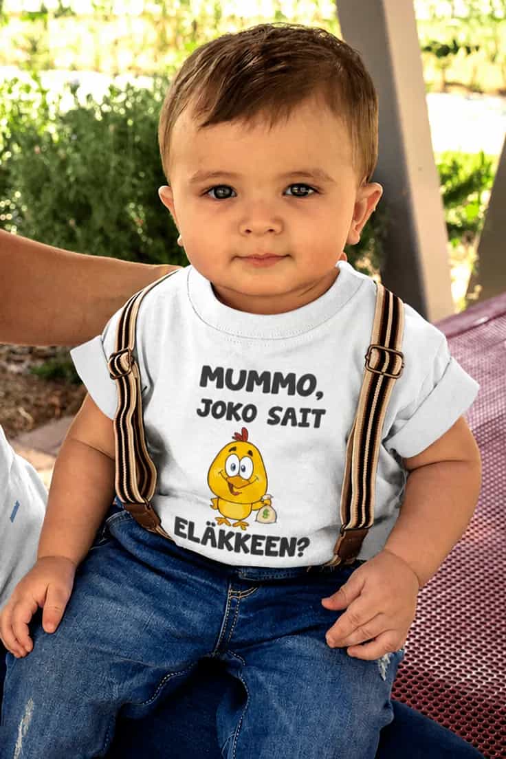 Vauvan body Mummon eläke – MUMMO, JOKO SAIT ELÄKKEEN?