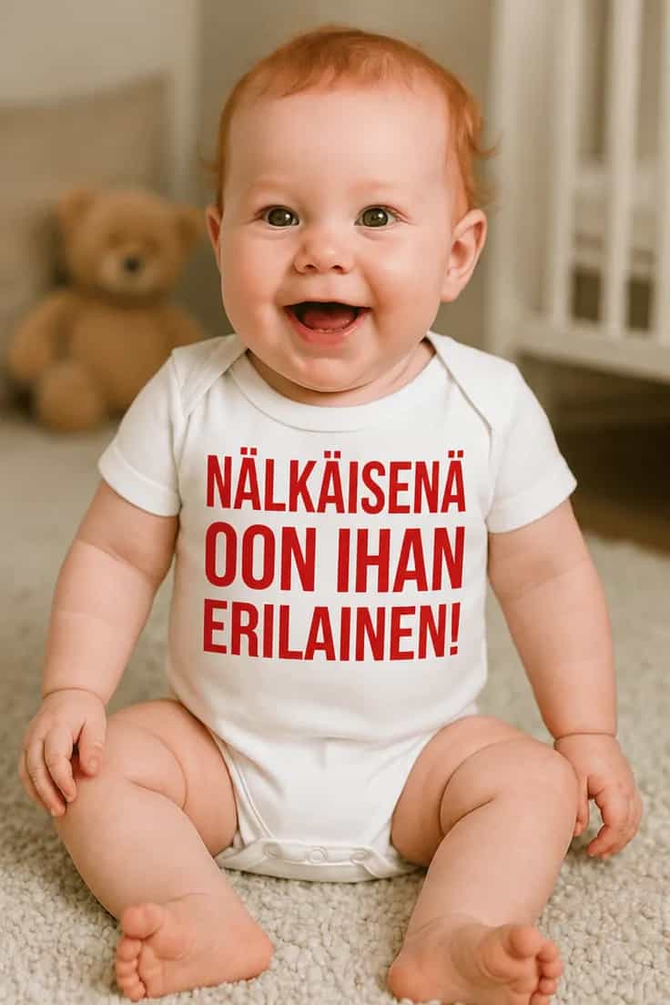 Vauvan body Nälkäisenä ihan erilainen