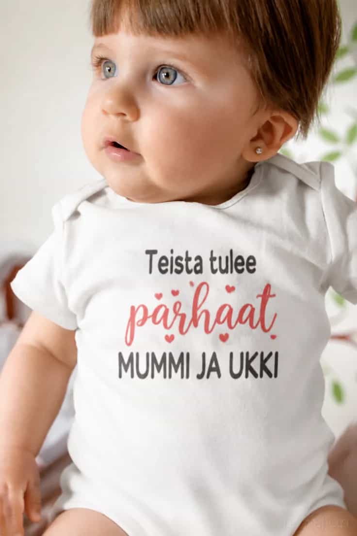 Vauvan body Parhaat mummi ja ukki – Teistä tulee