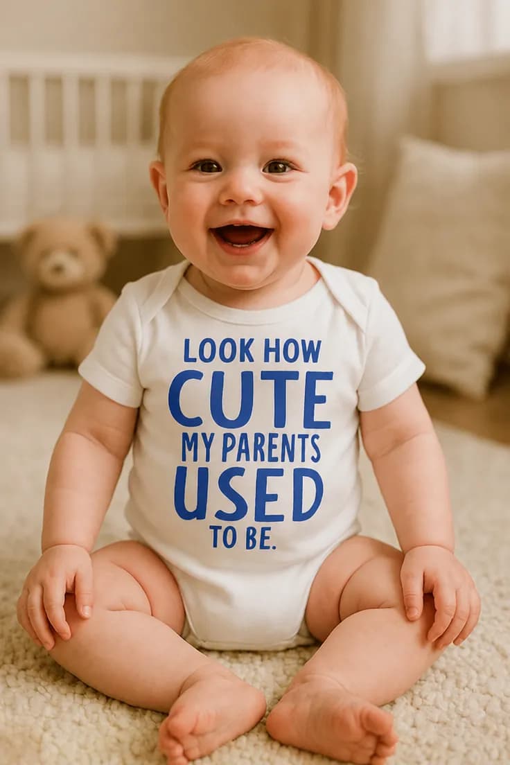 Vauvan body Söpöt vanhemmat – LOOK HOW CUTE MY PARENTS