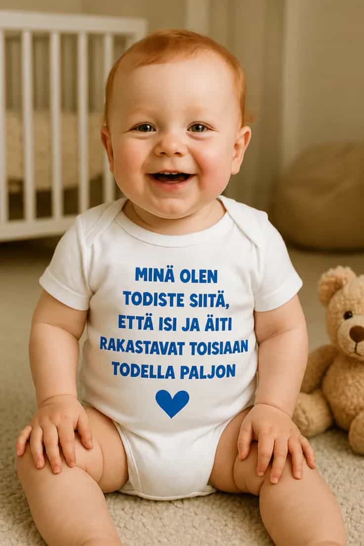 Vauvan body Todiste rakkaudesta – MINÄ OLEN