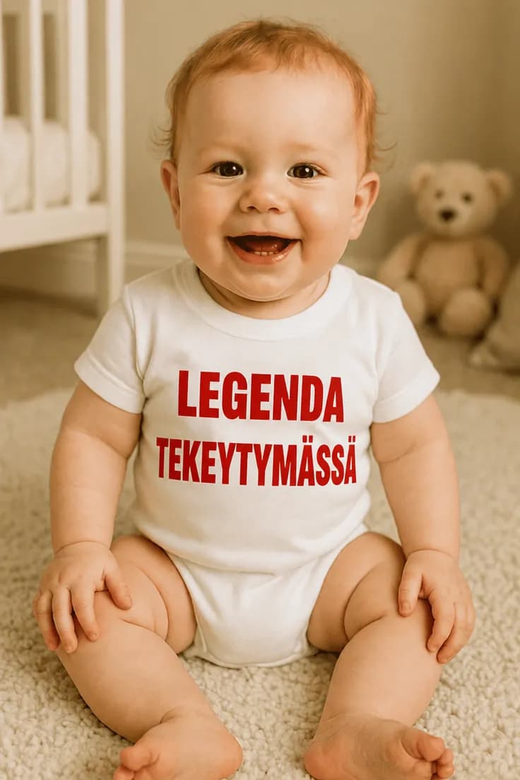 Vauvan body Tuleva legenda – LEGENDA TEKEYTYMÄSSÄ