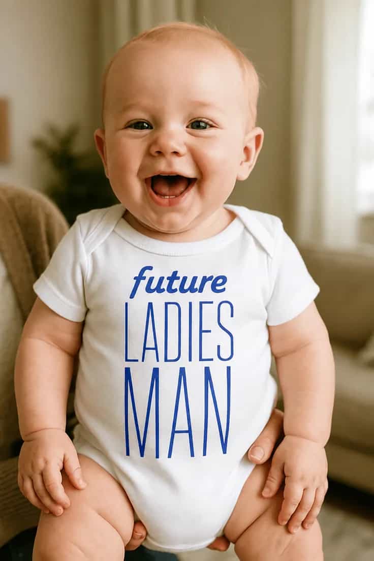 Vauvan body Tuleva naistenmies – future LADIES MAN