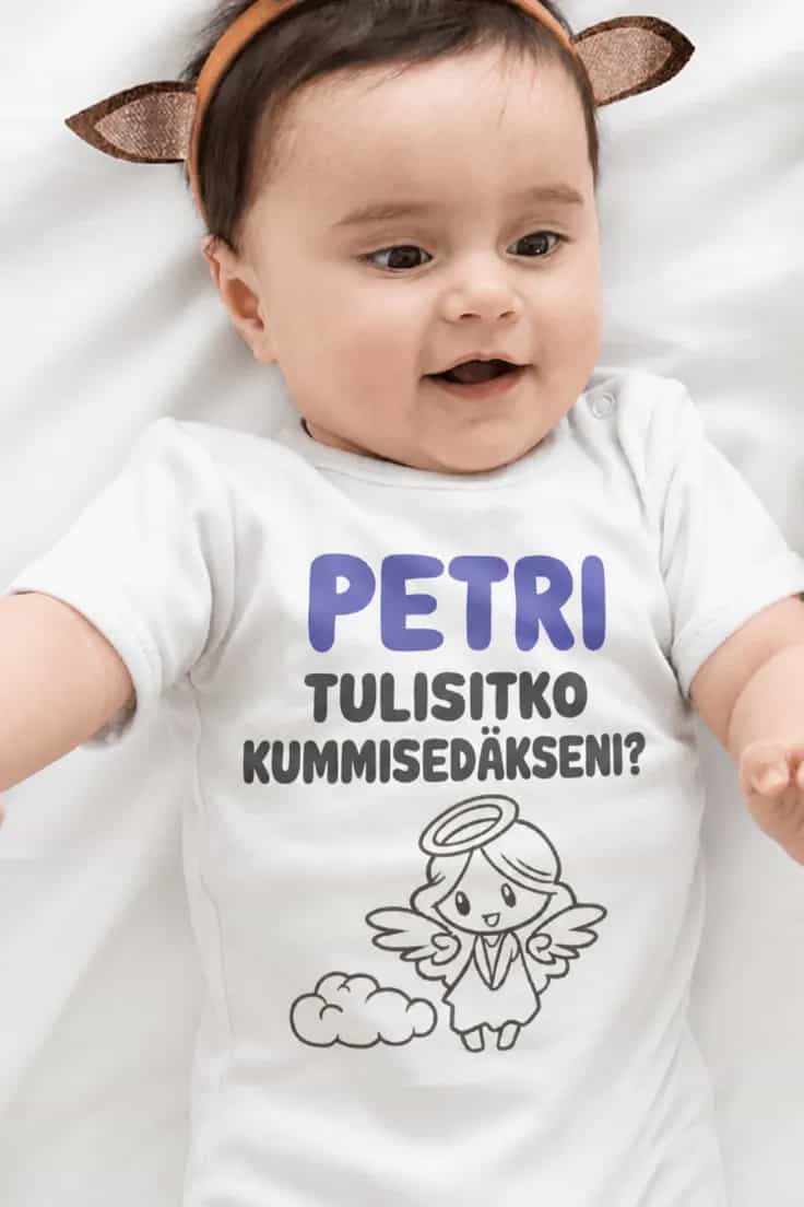 Vauvan body Tulisitko kummisedäkseni nimellä PETRI