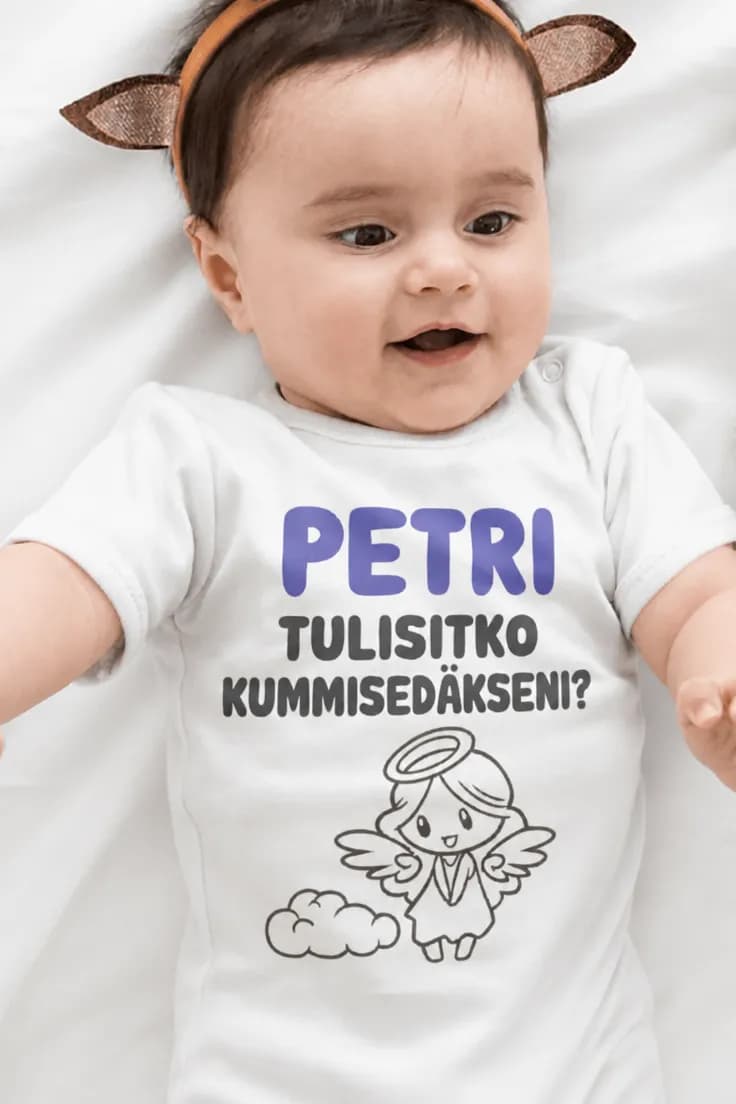 Vauvan body Tulisitko kummisedäkseni nimellä PETRI
