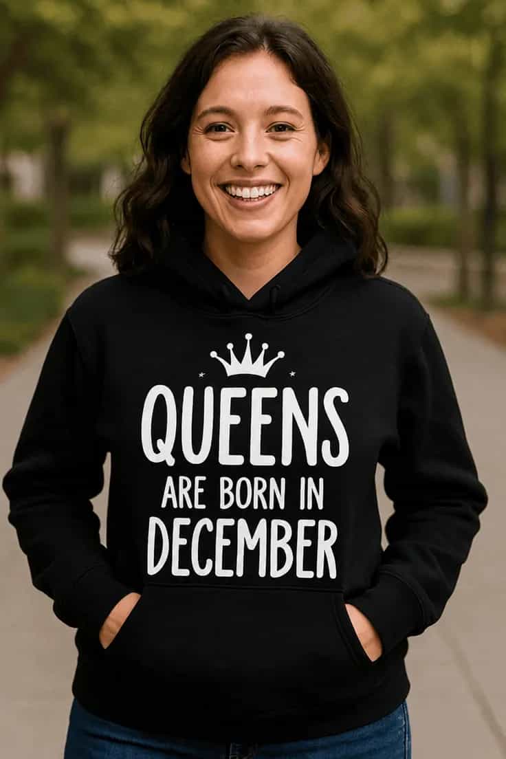 Villapaita Joulukuun kuningattaret – QUEENS ARE BORN