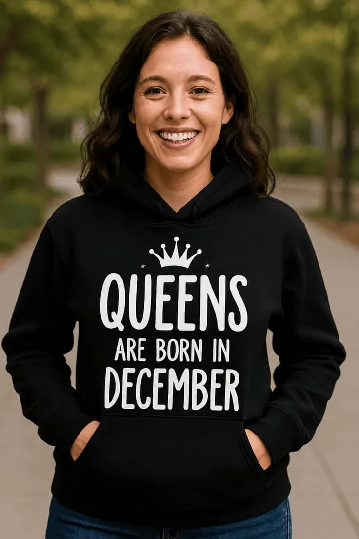 Villapaita Joulukuun kuningattaret – QUEENS ARE BORN