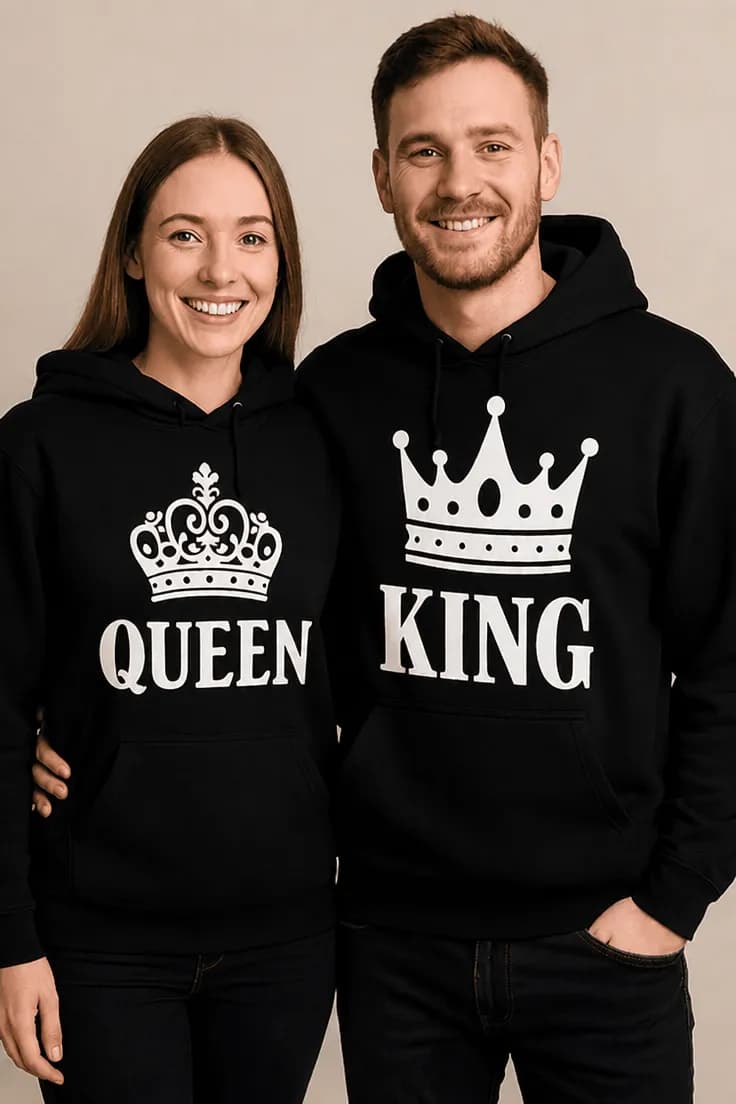 Villapaita King queen setti QUEEN KING