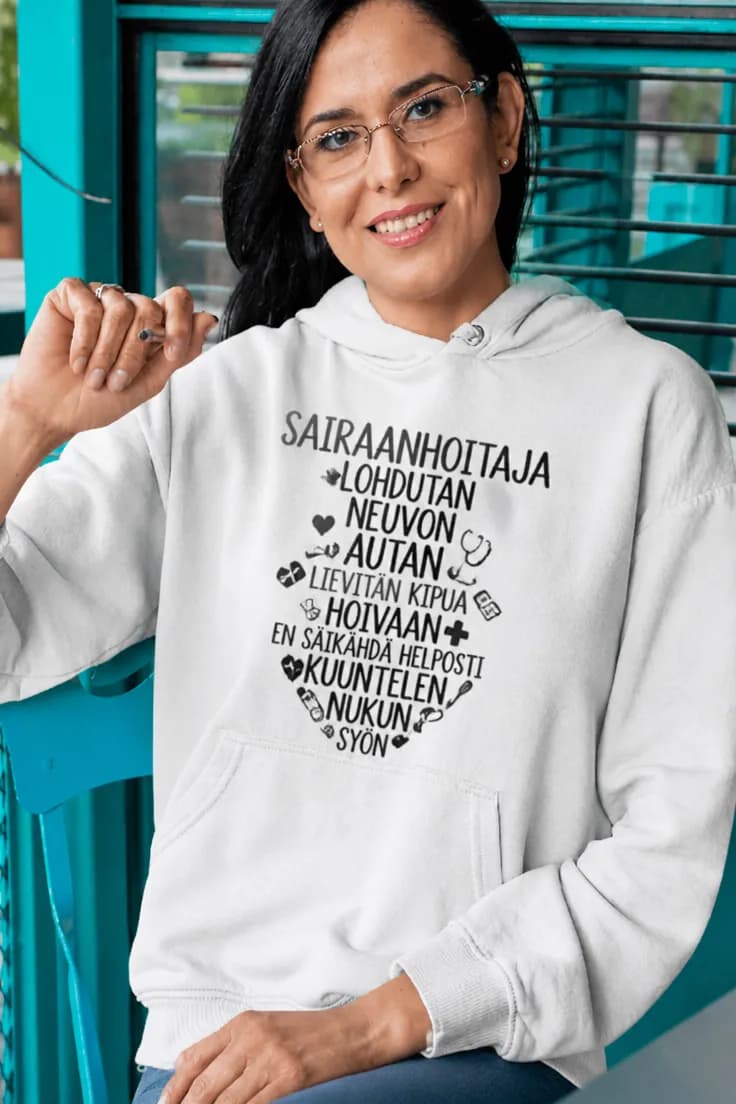 Villapaita Sairaanhoitaja sydän – SAIRAANHOITAJA