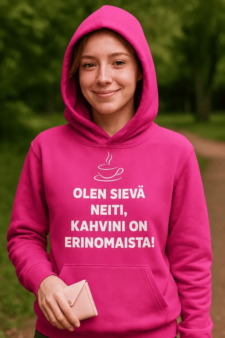 Villapaita Sievä neiti ja kahvi – OLEN SIEVÄ