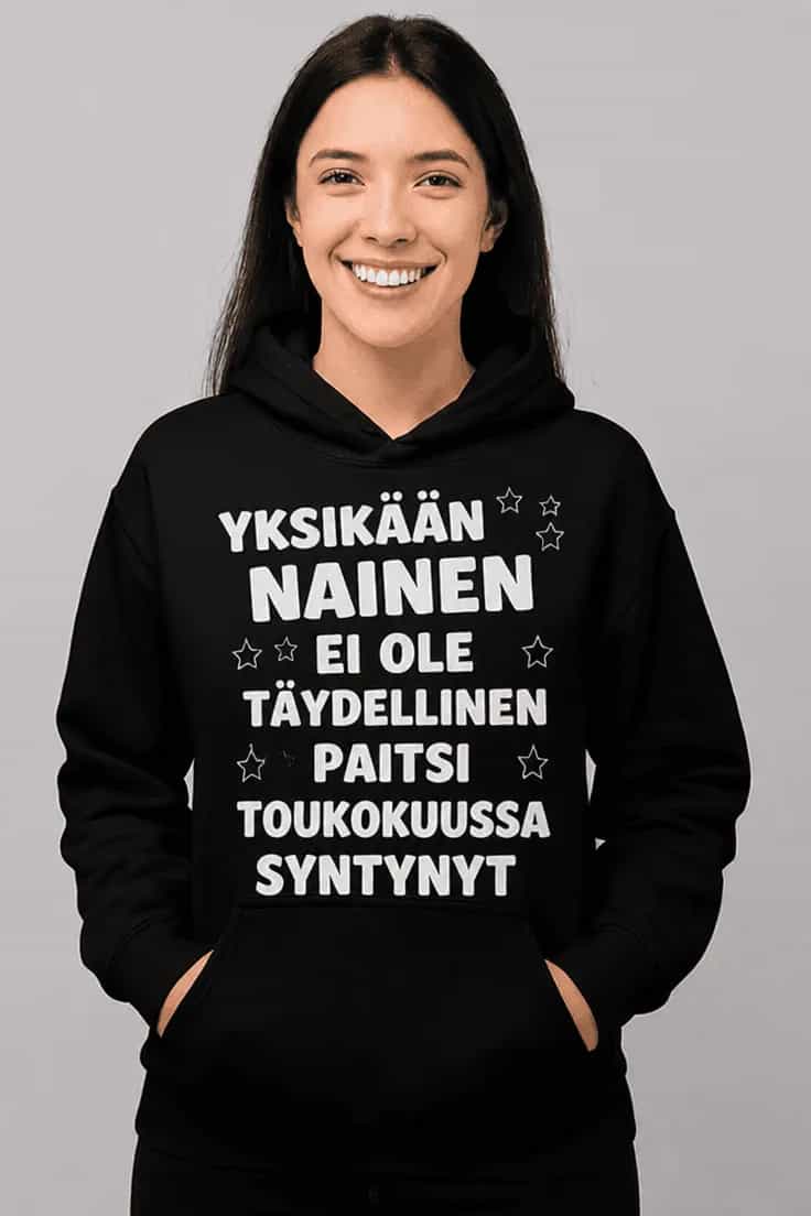 Villapaita täydellinen nainen syntynyt valitsemassasi kuussa