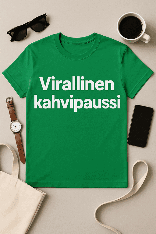 Virallinen kahvipaussi -t-paita