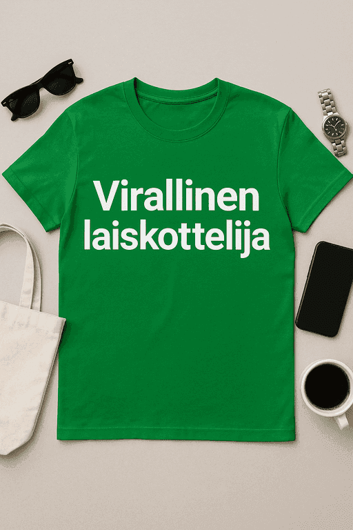 Virallinen Laiskottelija -T-paita