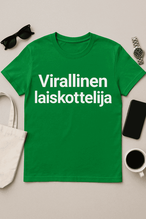 Virallinen Laiskottelija -T-paita