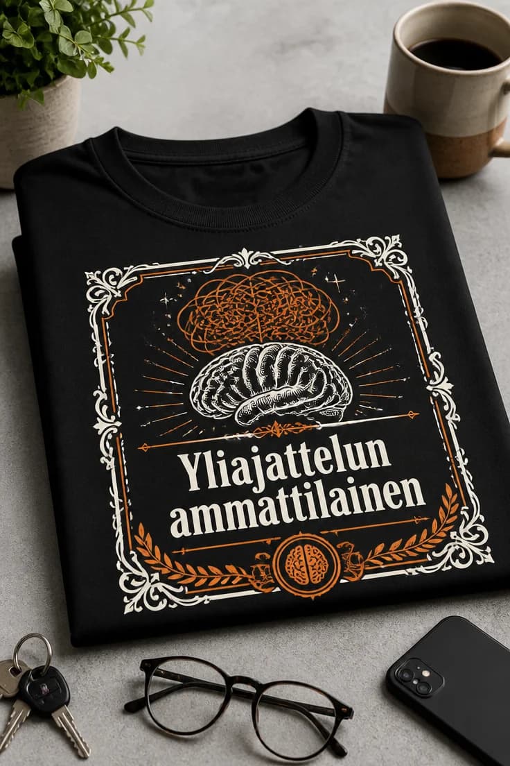 Yliajattelun ammattilainen T-paita