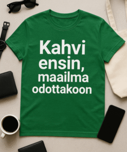 Kahvi ensin - T-paita