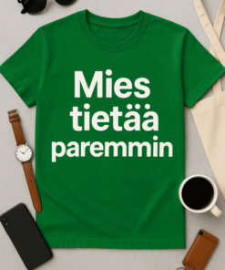 Mies tietää paremmin -T-paita