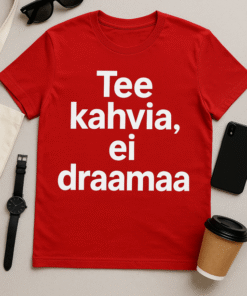 Tee kahvia, ei draamaa - T-paita