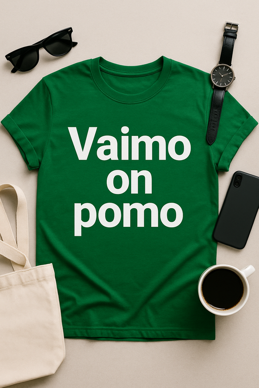 Vaimo on pomo -T-paita