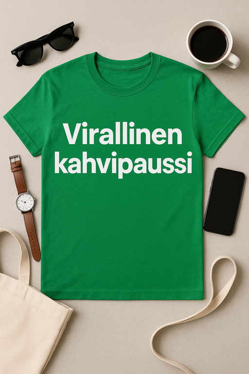 Virallinen kahvipaussi -t-paita