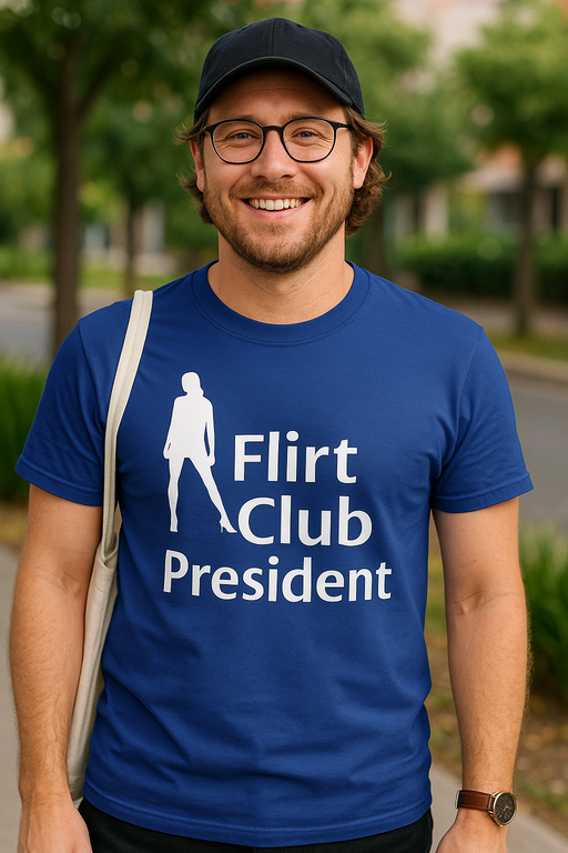 Flirt Club President - T-paita