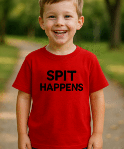 SPIT HAPPENS - T-paita