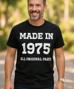 MADE IN 1975 ALL ORIGINAL PARTS - T-paita