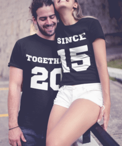 Together Since (valittava vuosi) - T-paitasetti