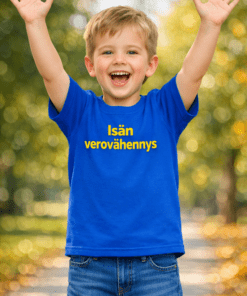 Hauska lasten t-paita: Isän verovähennys