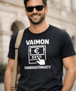Hauska t-paita VAIMON PANKKIAUTOMAATTI
