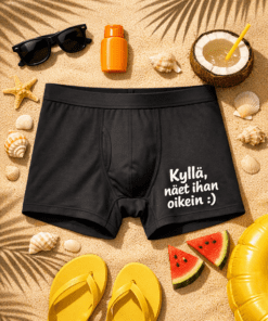Miesten bokserit – Kyllä, näet ihan oikein :)