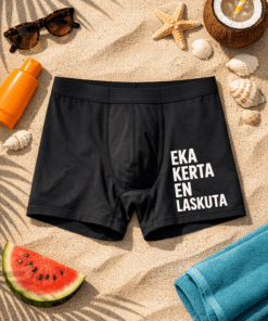 Miesten bokserit – Eka kerta en laskuta