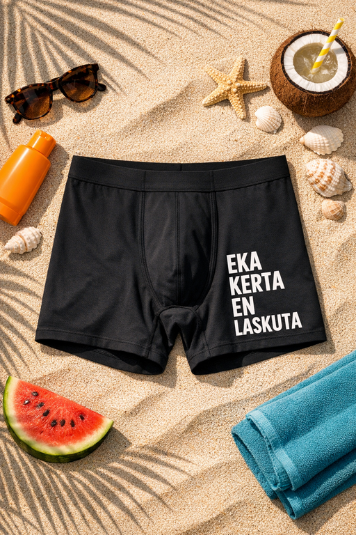 Miesten bokserit – Eka kerta en laskuta