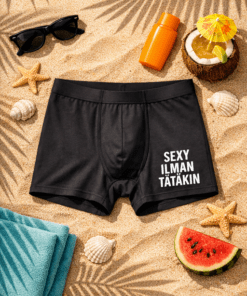 Miesten bokserit – TÄTÄKIN ILMAN OLEN SEXY