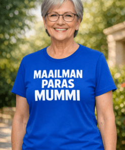 Hauska t-paita MAAILMAN PARAS MUMMI