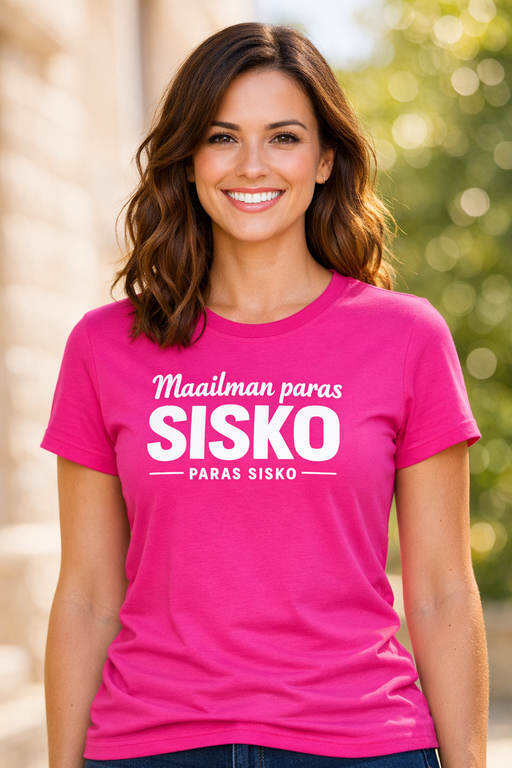 Hauska t-paita "Maailman paras SISKO"